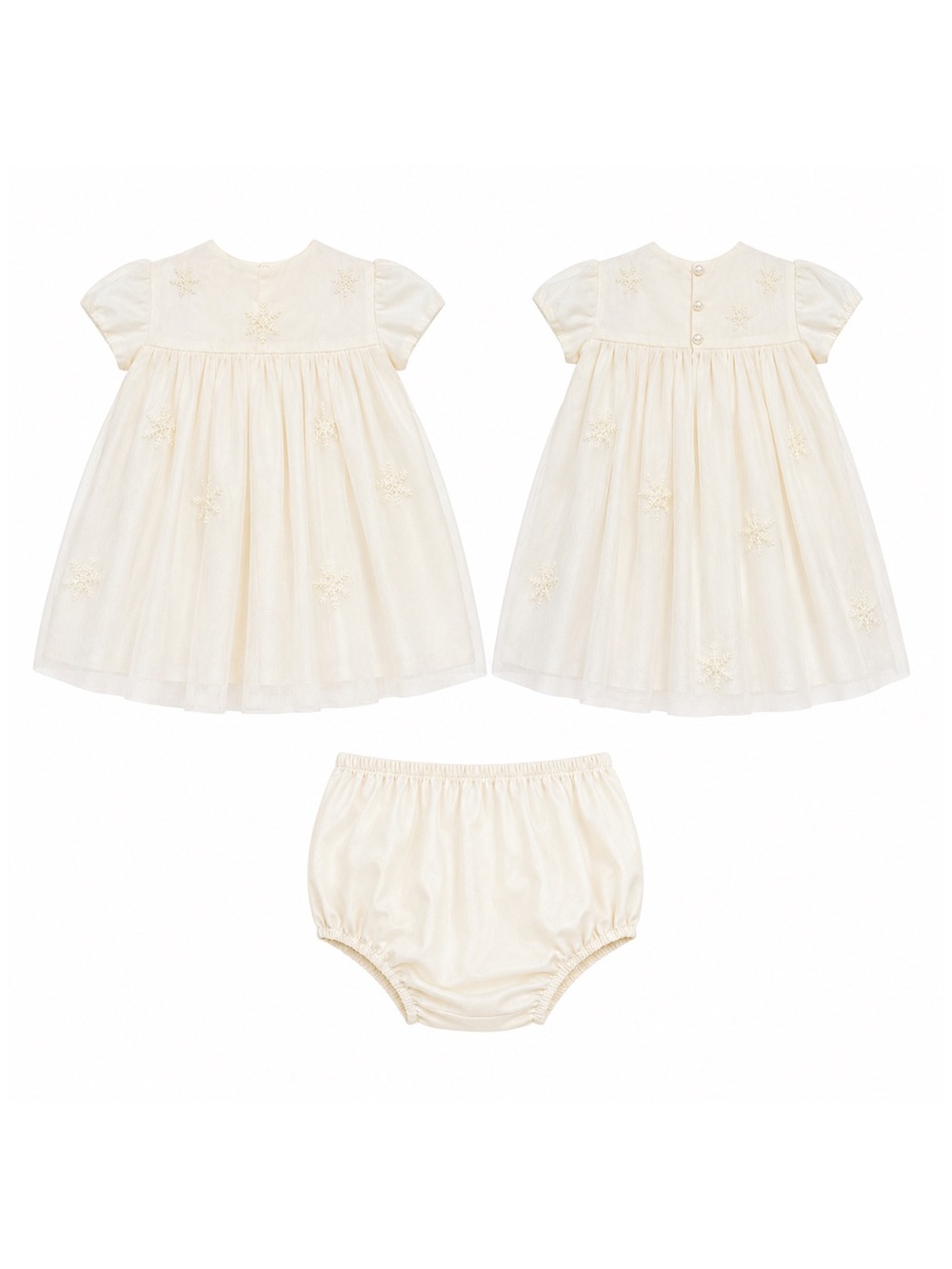 Ralph Lauren Holiday White Baby Dress & Bloomers NWT Multiple Sizes